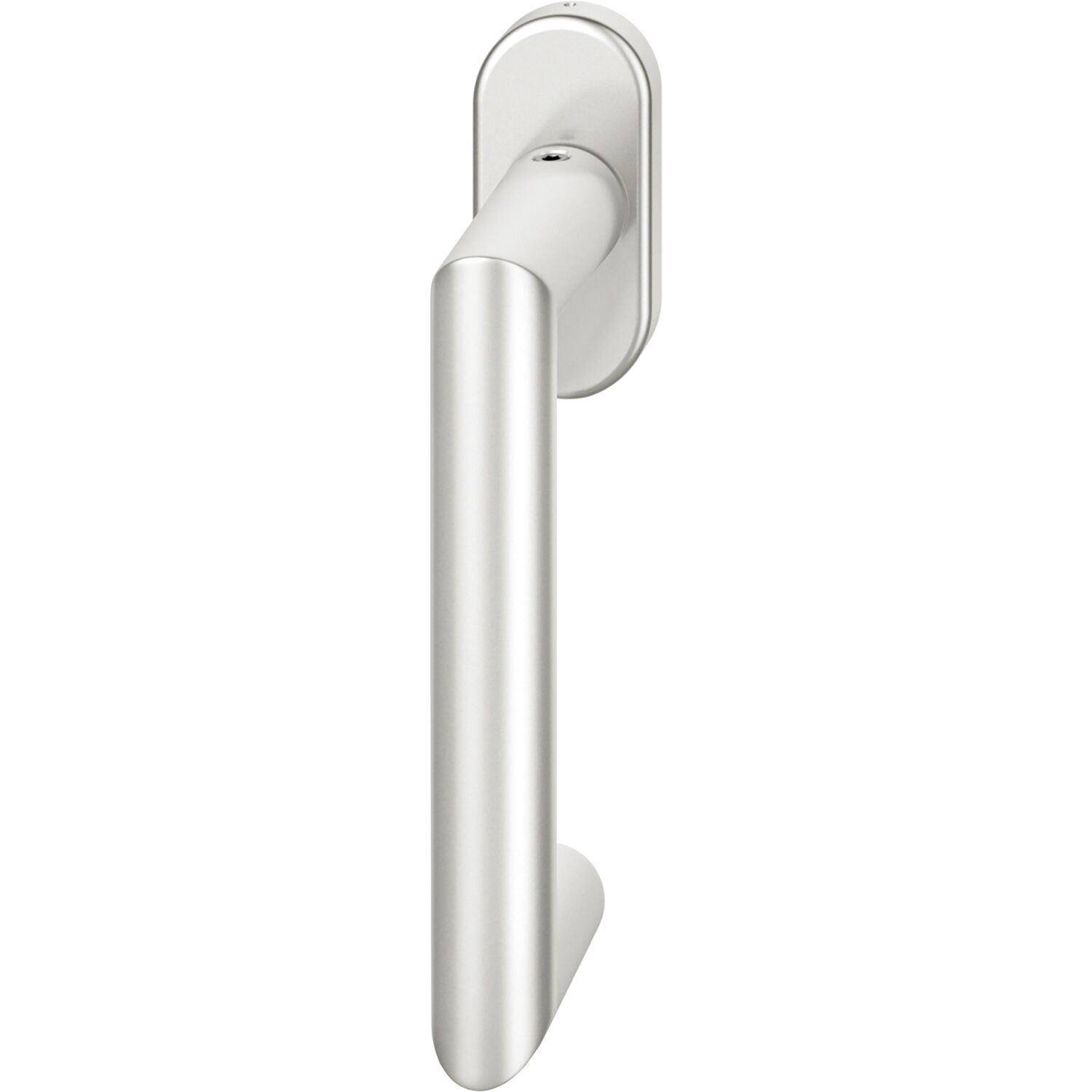 FSB FSB Fenstergriff 34 1016 ovale Rosette, Aluminium silber eloxiert