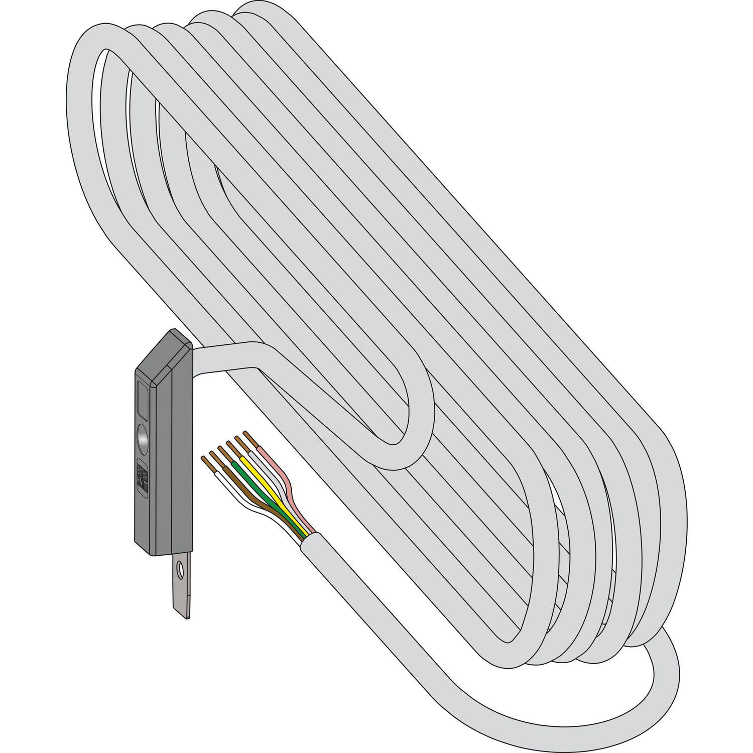 Winkhaus Kabelübergang Rahmenteil STV-KÜ T1 für externes Netzteil inkl. 4 m Kabel