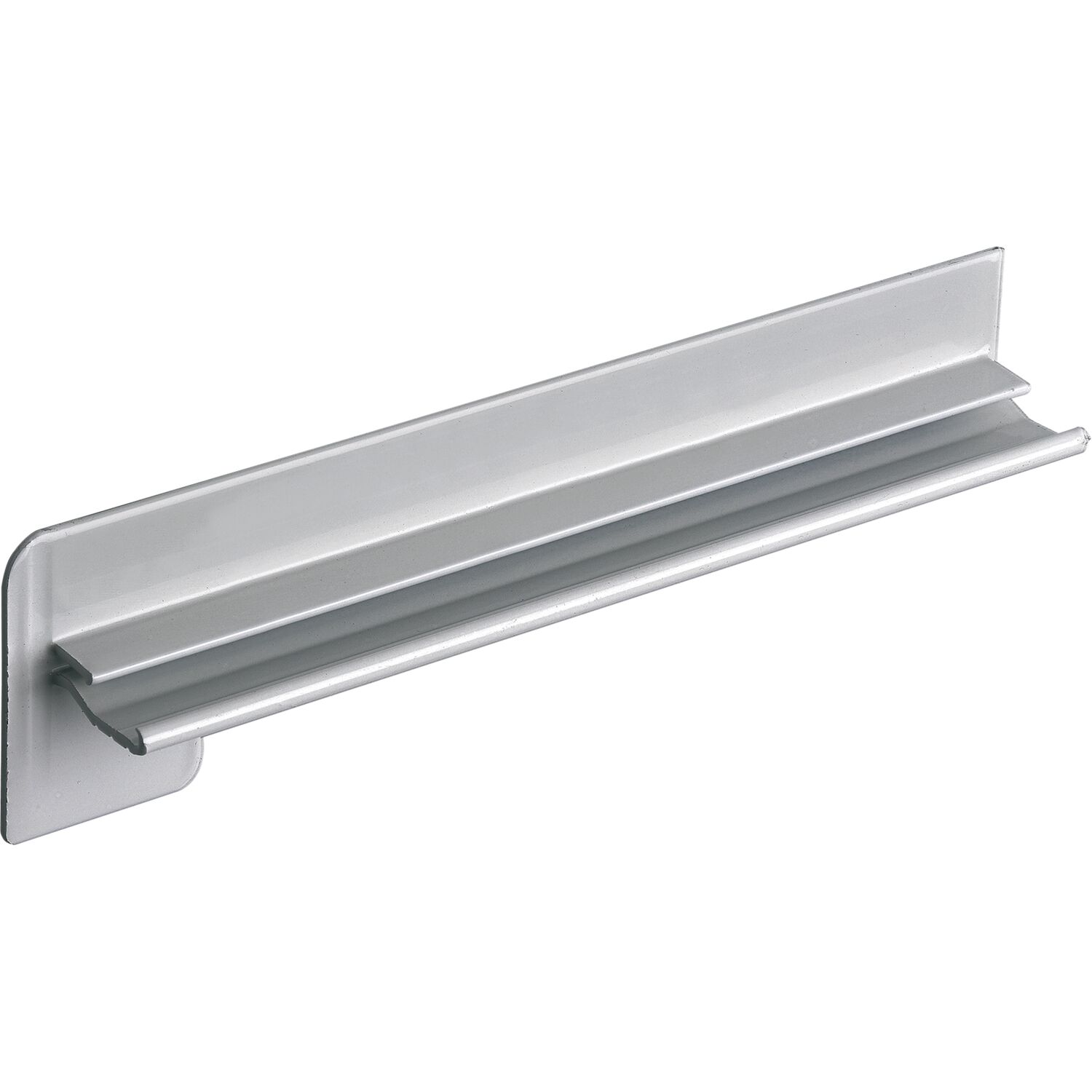 solido Seitenabschlüsse FB 25 Sichtbeton Alu weißaluminium lackiert 195 mm