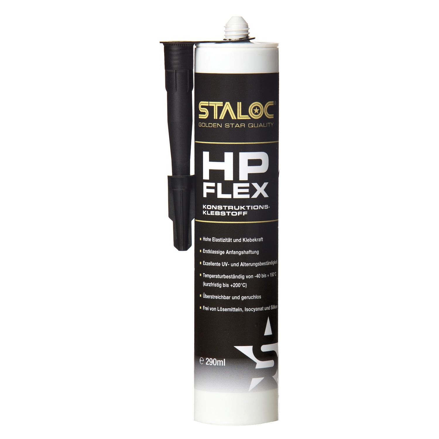 STALOC HPFLEX Konstruktionsklebstoff 290ml schwarz (0.29l)