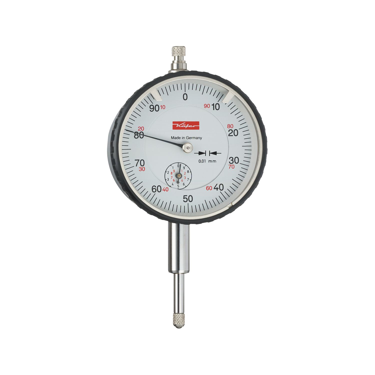Käfer Messuhr M 2 T Messbereich 10 mm Ablesung 0,01 mm
