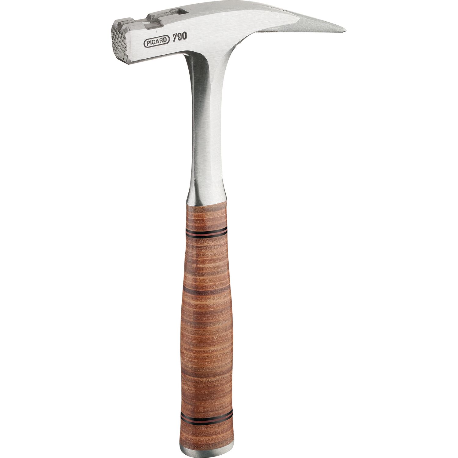 Picard Lattenhammer geschmiedet 950 g mit Ledergriff, Nagelhalter