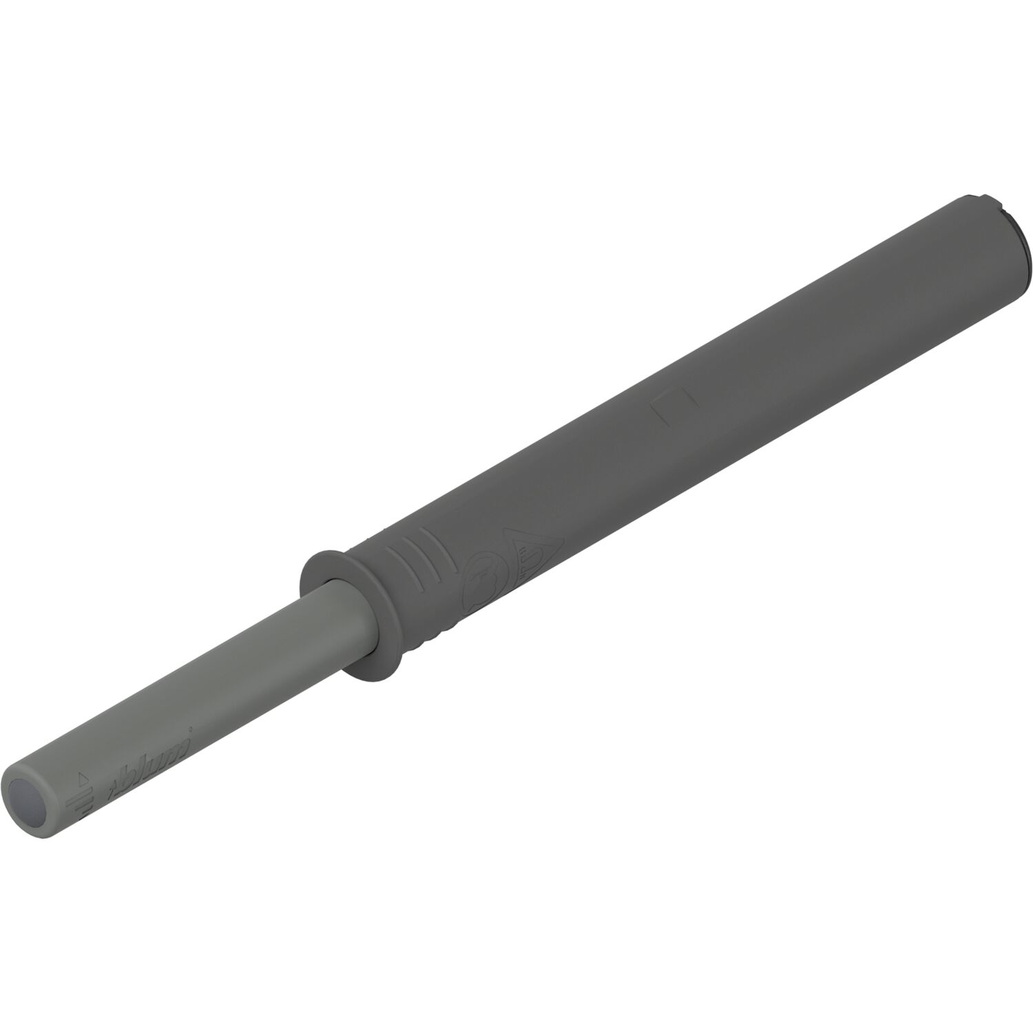 blum TIP-ON für Türen 956A1006F Langversion mit Puffer, starke Feder platingrau