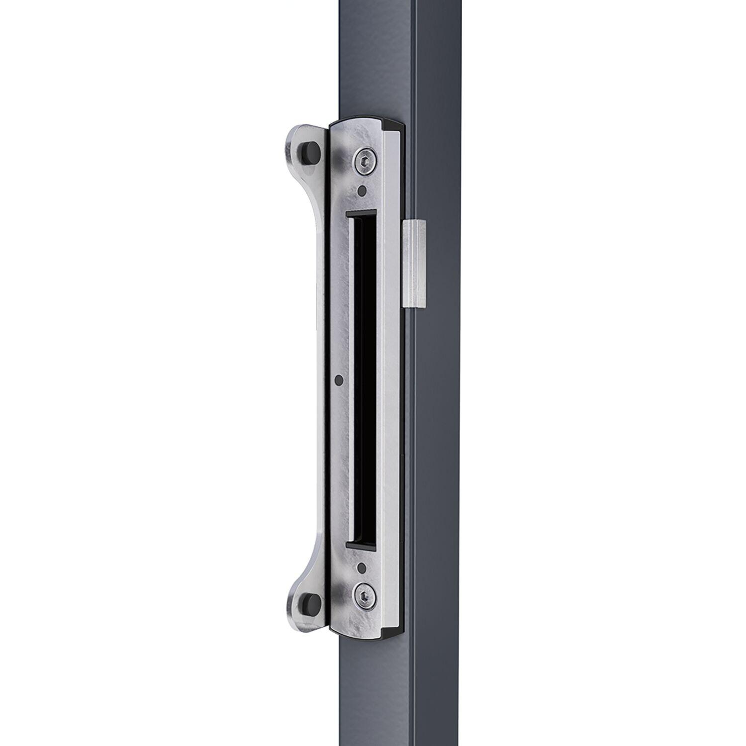 Locinox Schließblech mit Anschlag für Rohrrahmenschloss Fiftylock/Fortylock,Edelstahl
