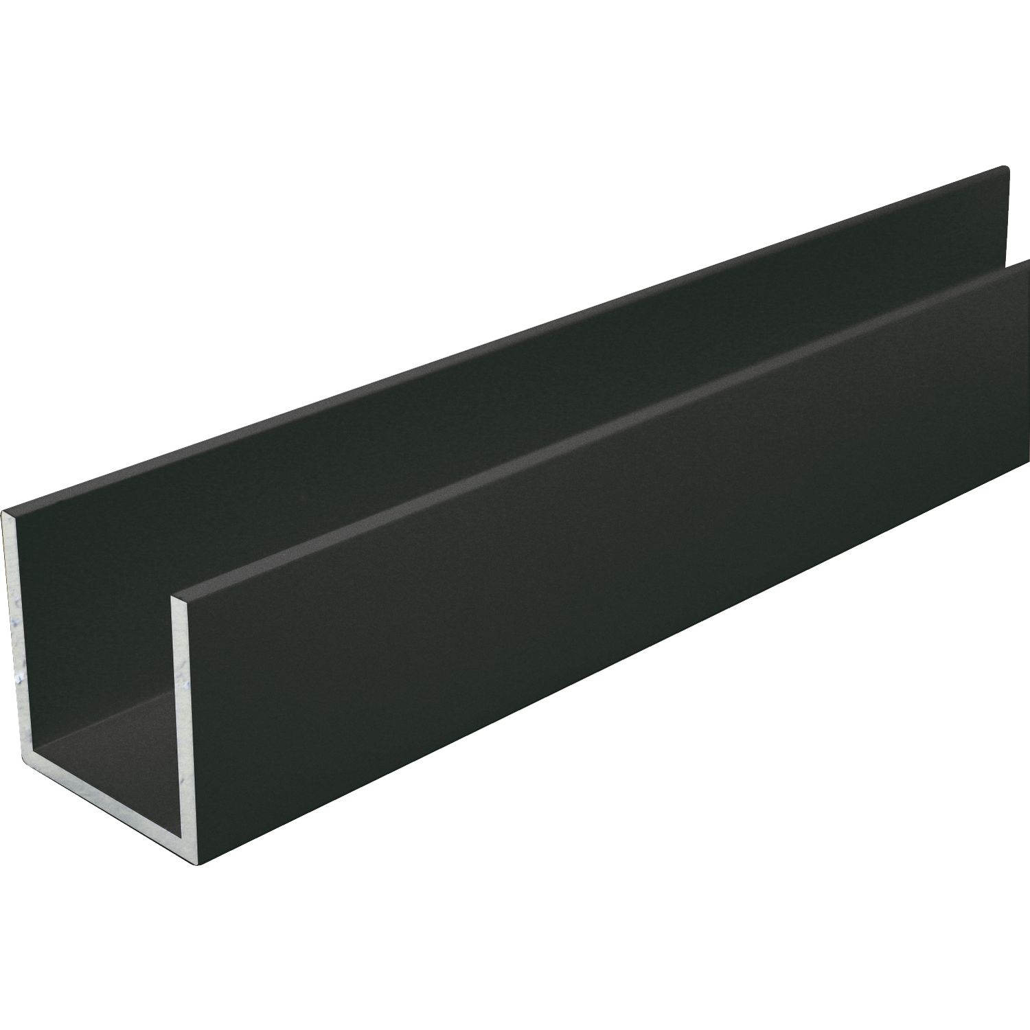 Aluminium U-Profil AlMgSi0,5 Eloxiert E6/C35 ungleichschenkelig 40/20/40/2 mm (6 m)