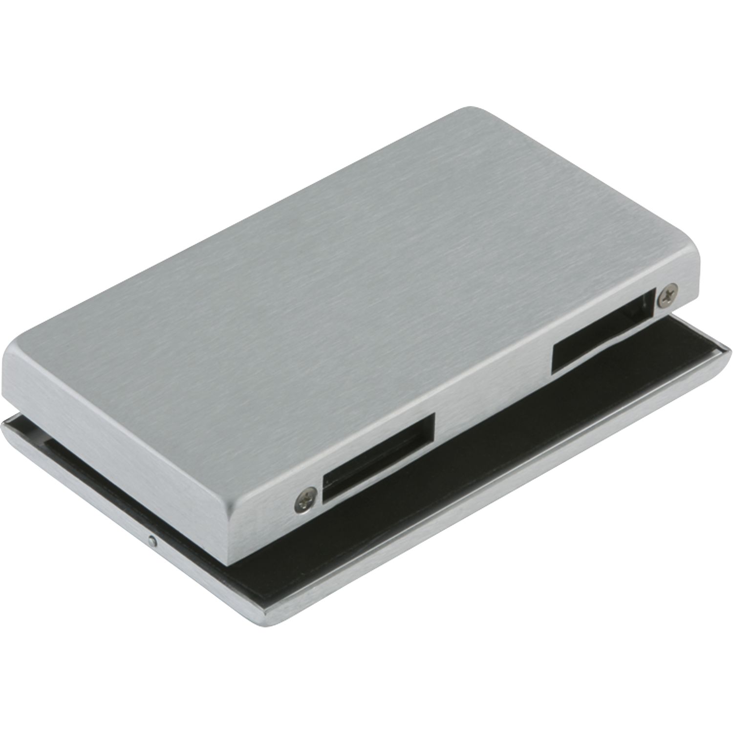 DORMA-Glas Gegenkasten Junior Office 11.286, links, Aluminium silber eloxiert