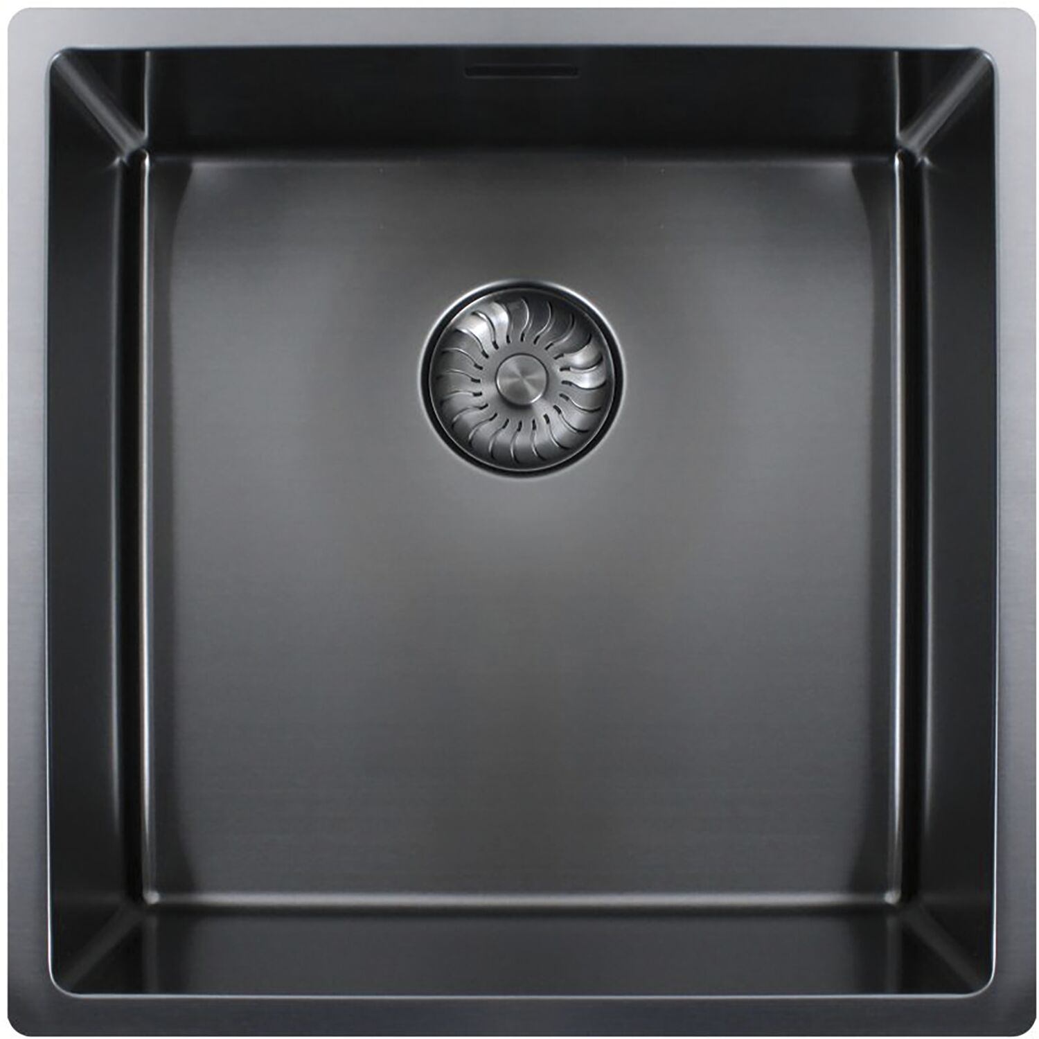 solido 3D-Spüle CAPP40R10GM Edelstahl-Anthrazit Gun Metal