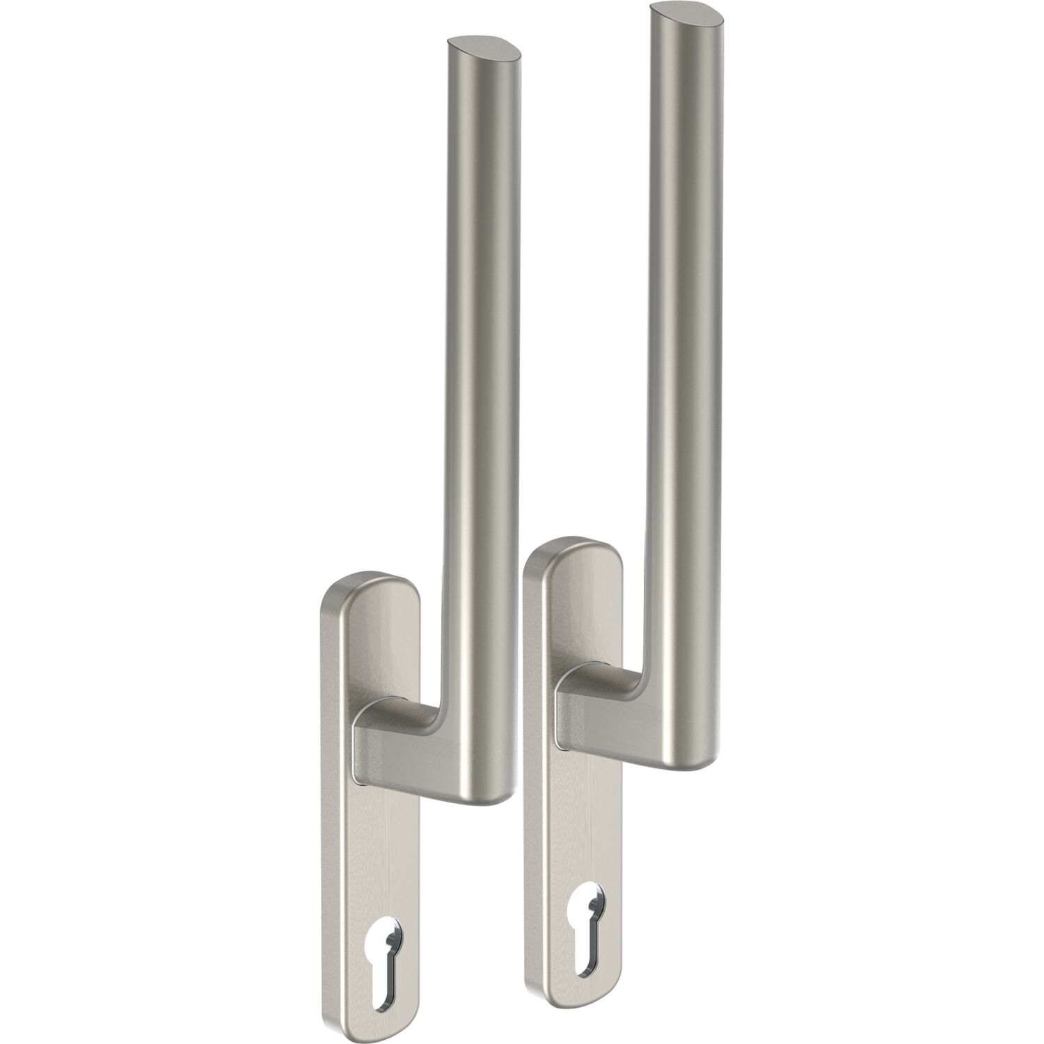 Maco #103827 HS Griffgarnitur 12 Profilzylinder innen/außen Türstärke 79-110mm titan