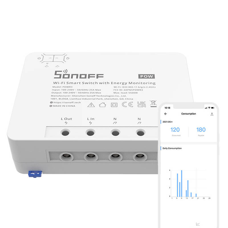 Sonoff Hochleistungs-Smart-Switch POWR3