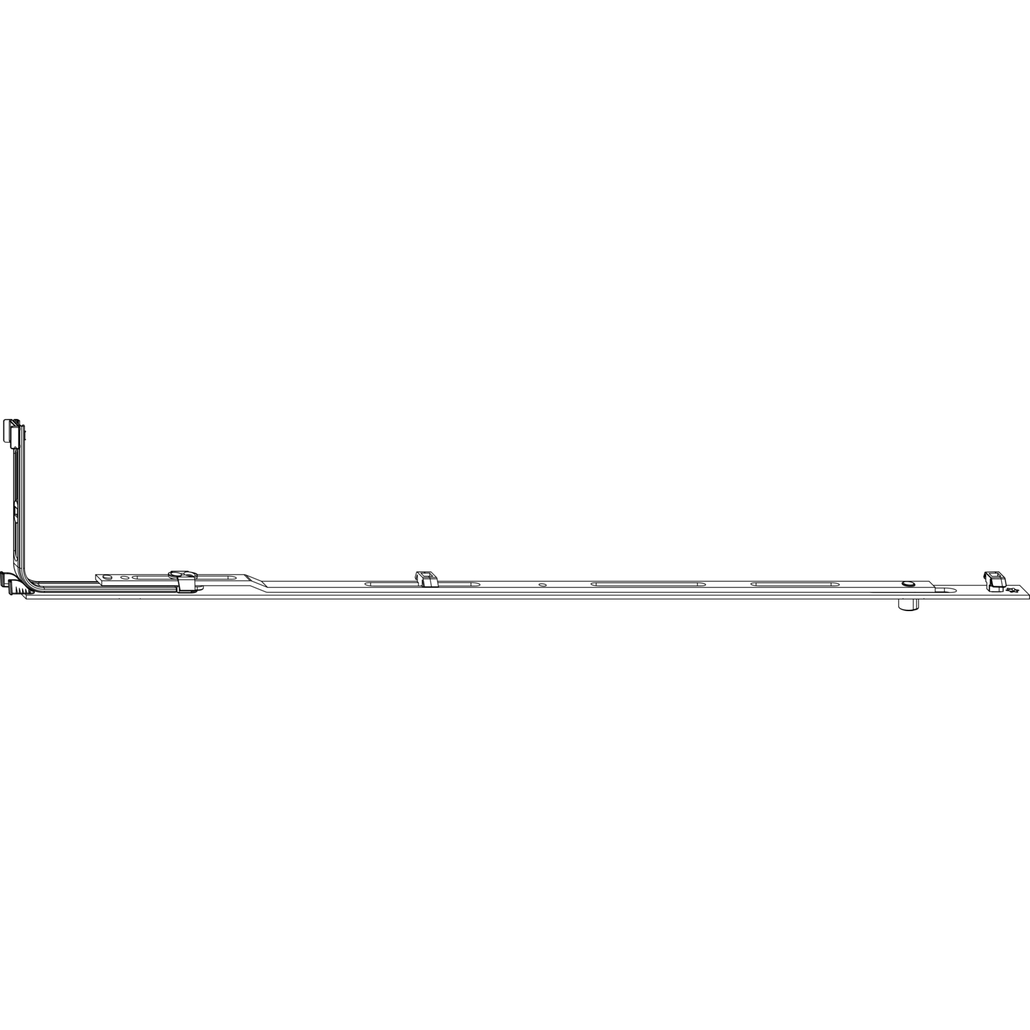 Maco #211924 MACO MM Mittelverschluss einteilig 1 VZ, FFB/FFH 801-1280 mm (211924)