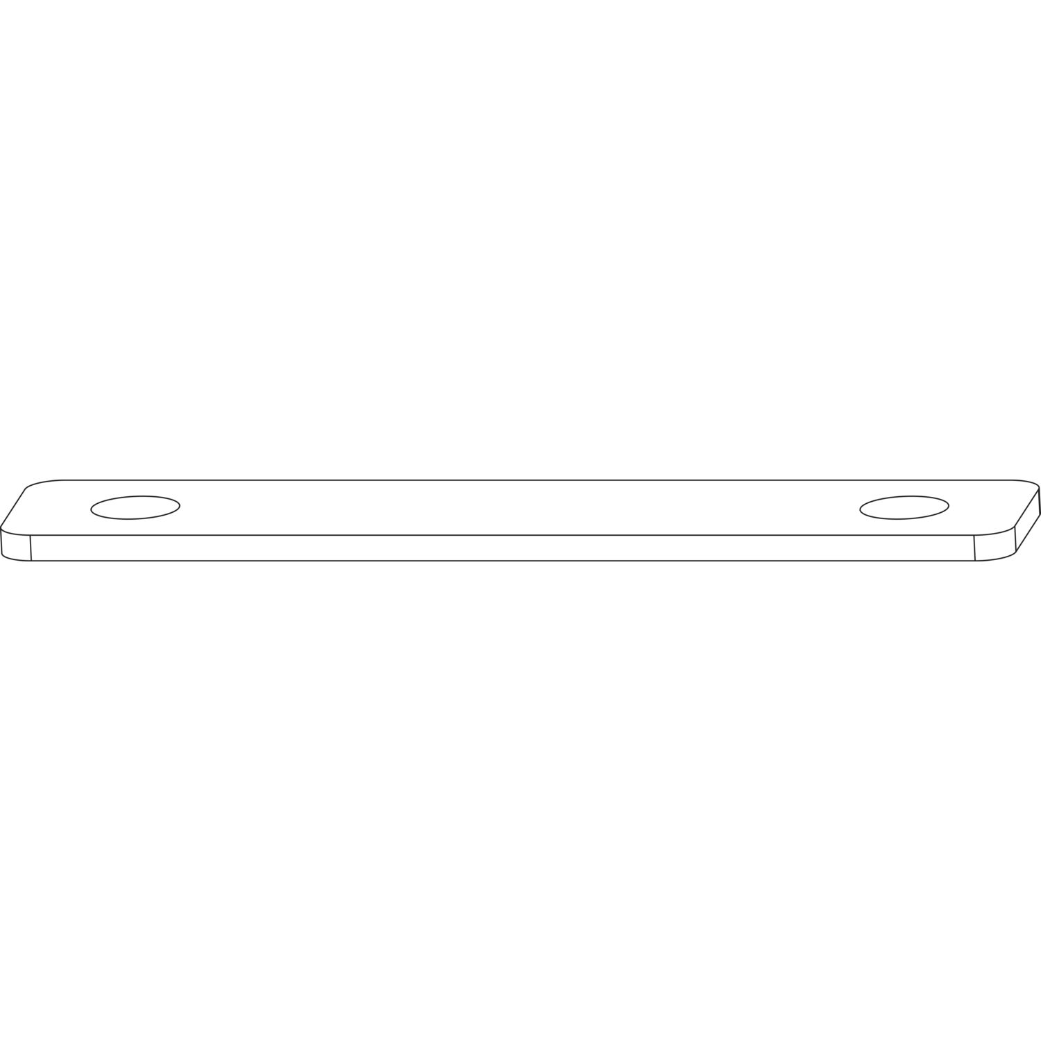 Maco #385089 MACO Unterlage zu Rahmenteil für Aluvorsatzschale H=1,5 mm Tricoat-Evo