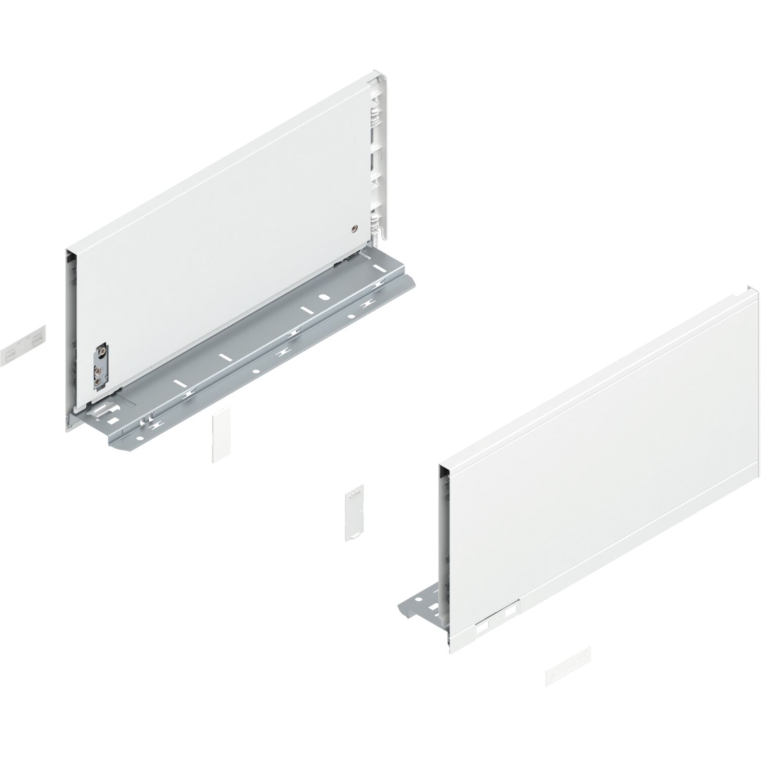 blum LEGRABOX pure Zarge Höhe C, NL 350, Seidenweiß-matt