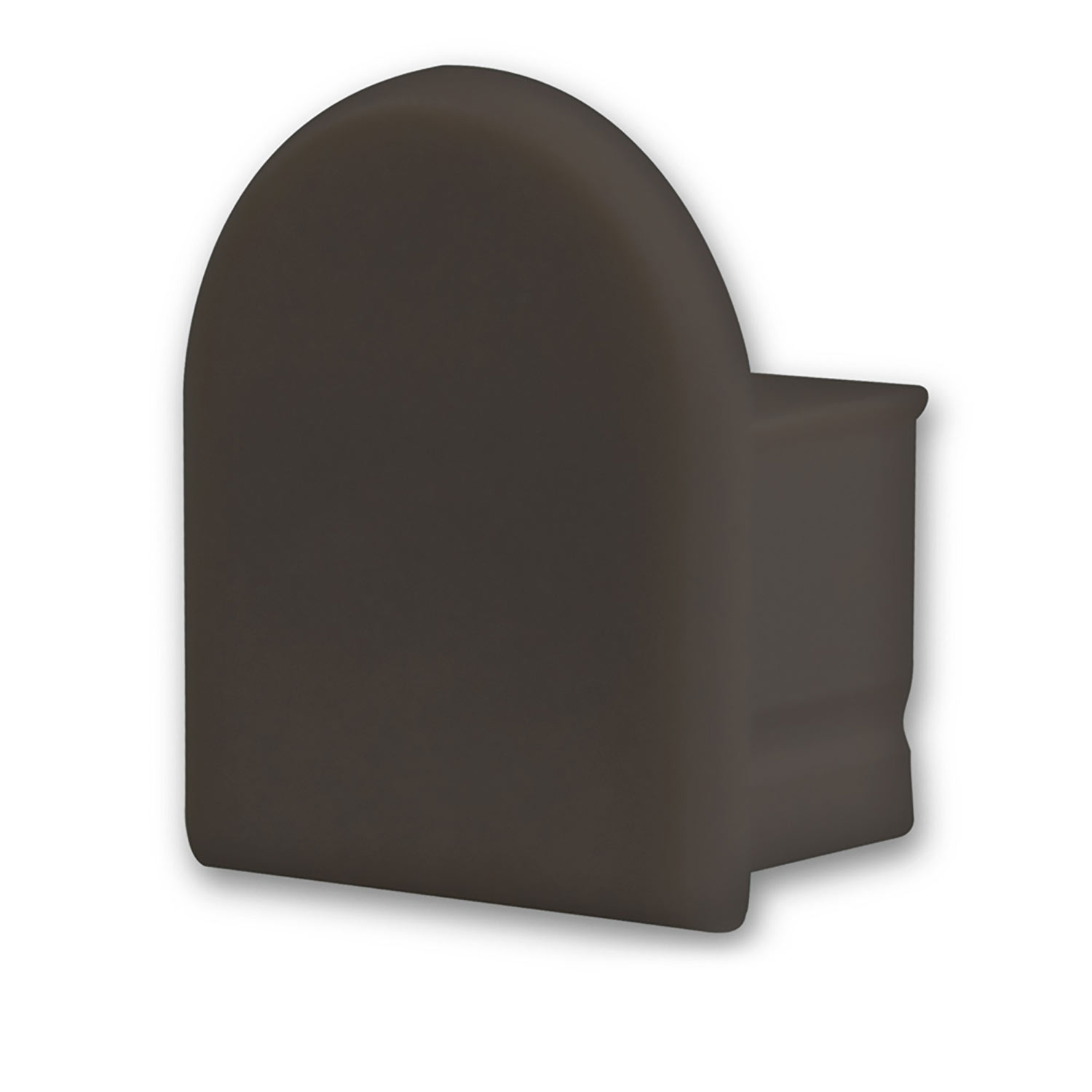 ISOLED Endkappe EC13B schwarz für Profil SURF12 BORDERLESS 1 STK