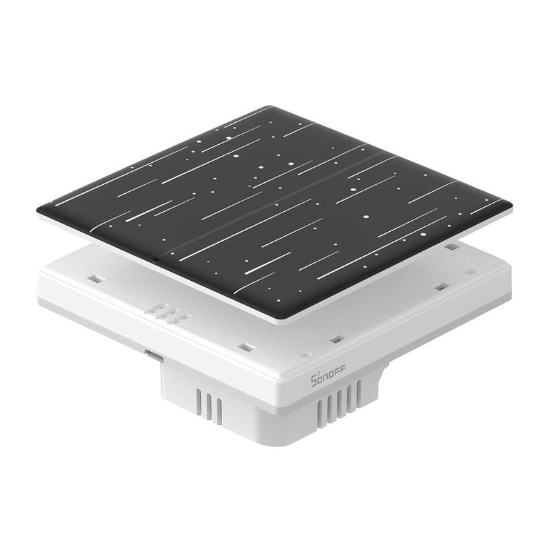 Sonoff TX Ultimate Smart Touch Wandschalterabdeckung Star 2fach