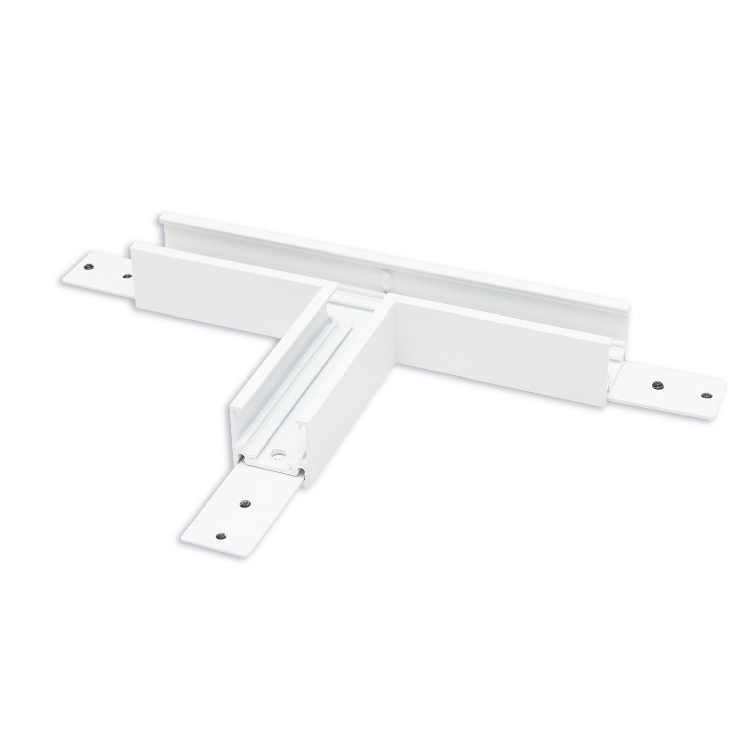 ISOLED Track48 T-Schiene horizontal für Aufbauschiene flat weiß nicht stromführend