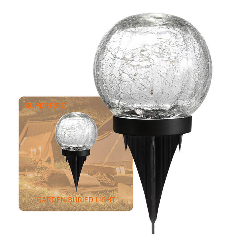Superfire Gartenlampe Solar FF16-A 600mAh