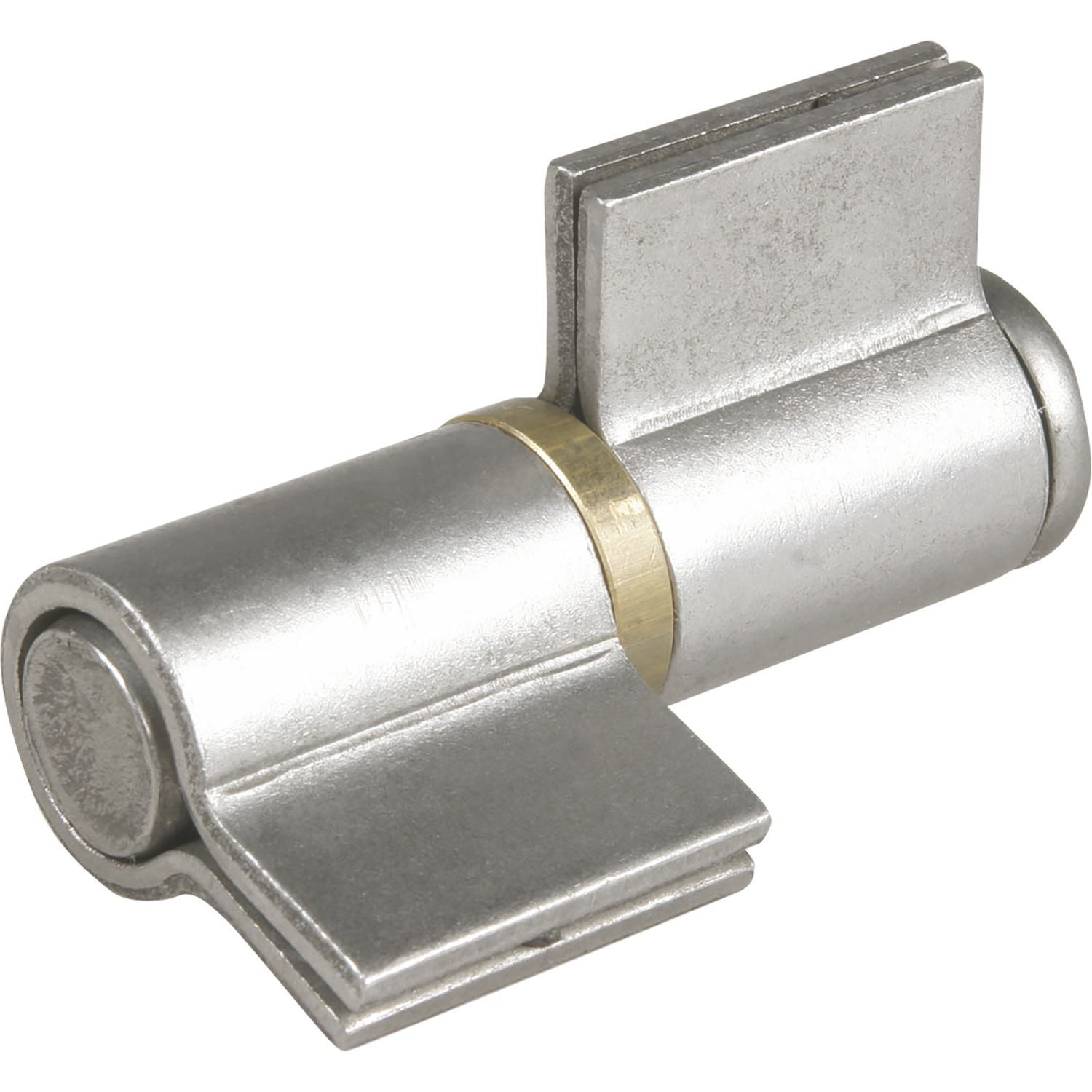 IBFM Anschweißband 2-teilig I-Lappen 404C, Bandh. 90 mm, ø 28 mm, Stahl blank