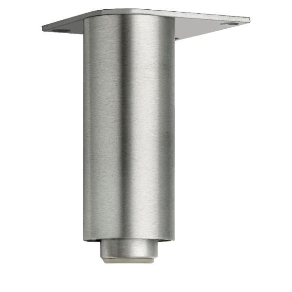 Dekorfuß Fuß verstellbar, ø 40 mm, Länge 160 mm, Aluminium gebürstet