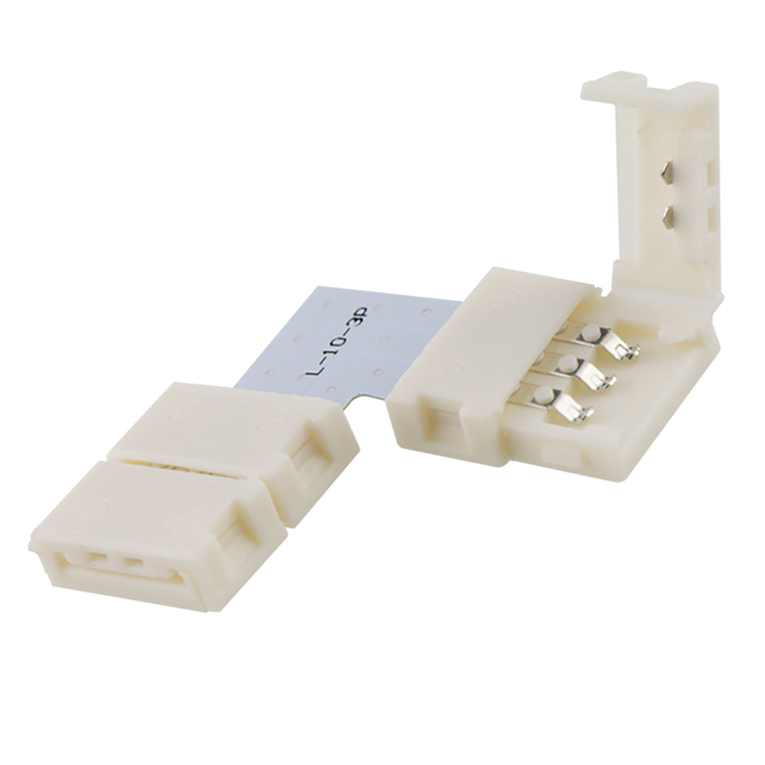 ISOLED Clip-Eck-Verbinder (max. 5A) C1-310 für 3-pol. IP20 Flexstripes mit Breite 10mm Pitch >12mm