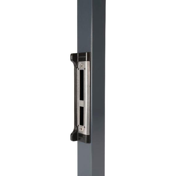 Locinox Schließblech mit Anschlag für Rohrrahmenschloss Fortylock/Fiftylock, Edelstahl