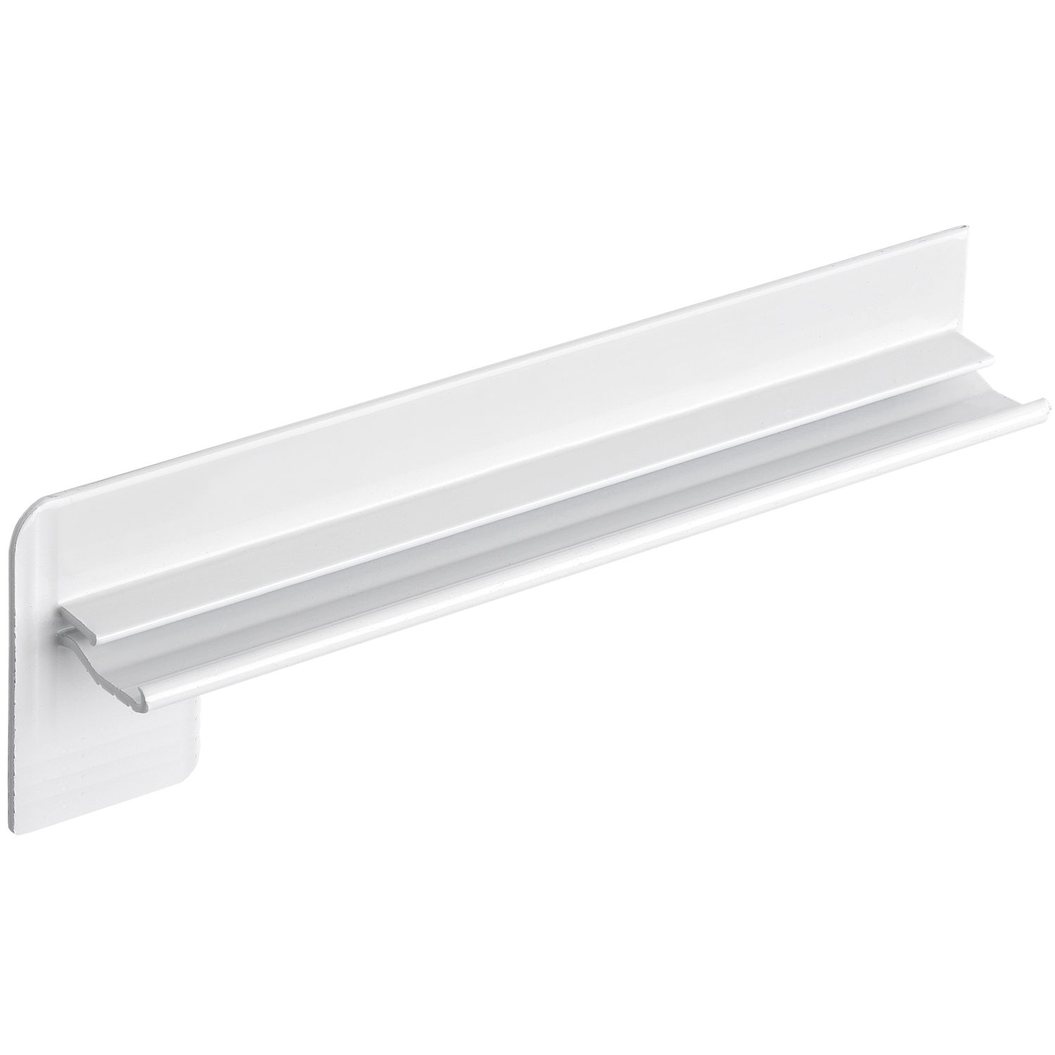 solido Seitenabschlüsse FB 40 Sichtbeton Alu weiß lackiert 340 mm