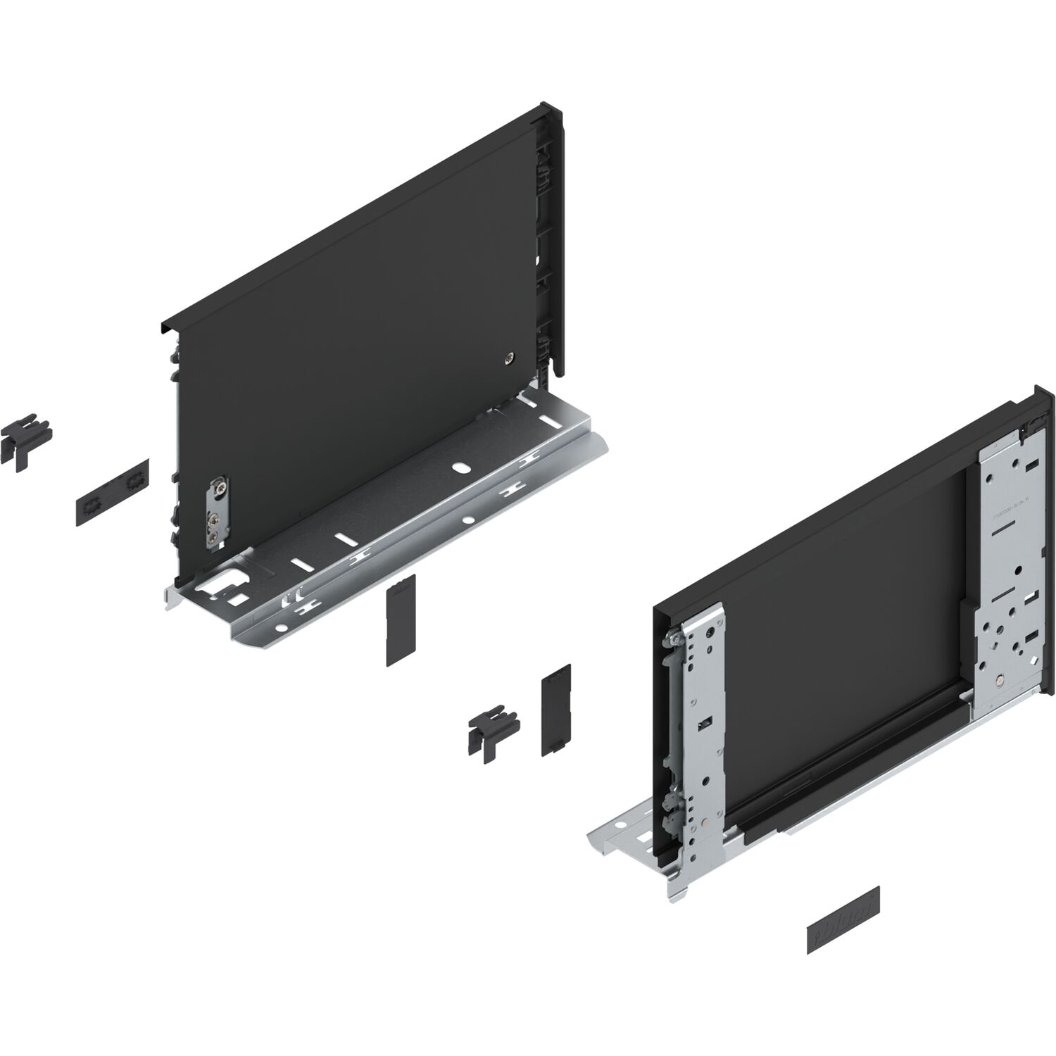 blum LEGRABOX special edition Innenzarge Höhe C, NL 270 mm, Carbonschwarz