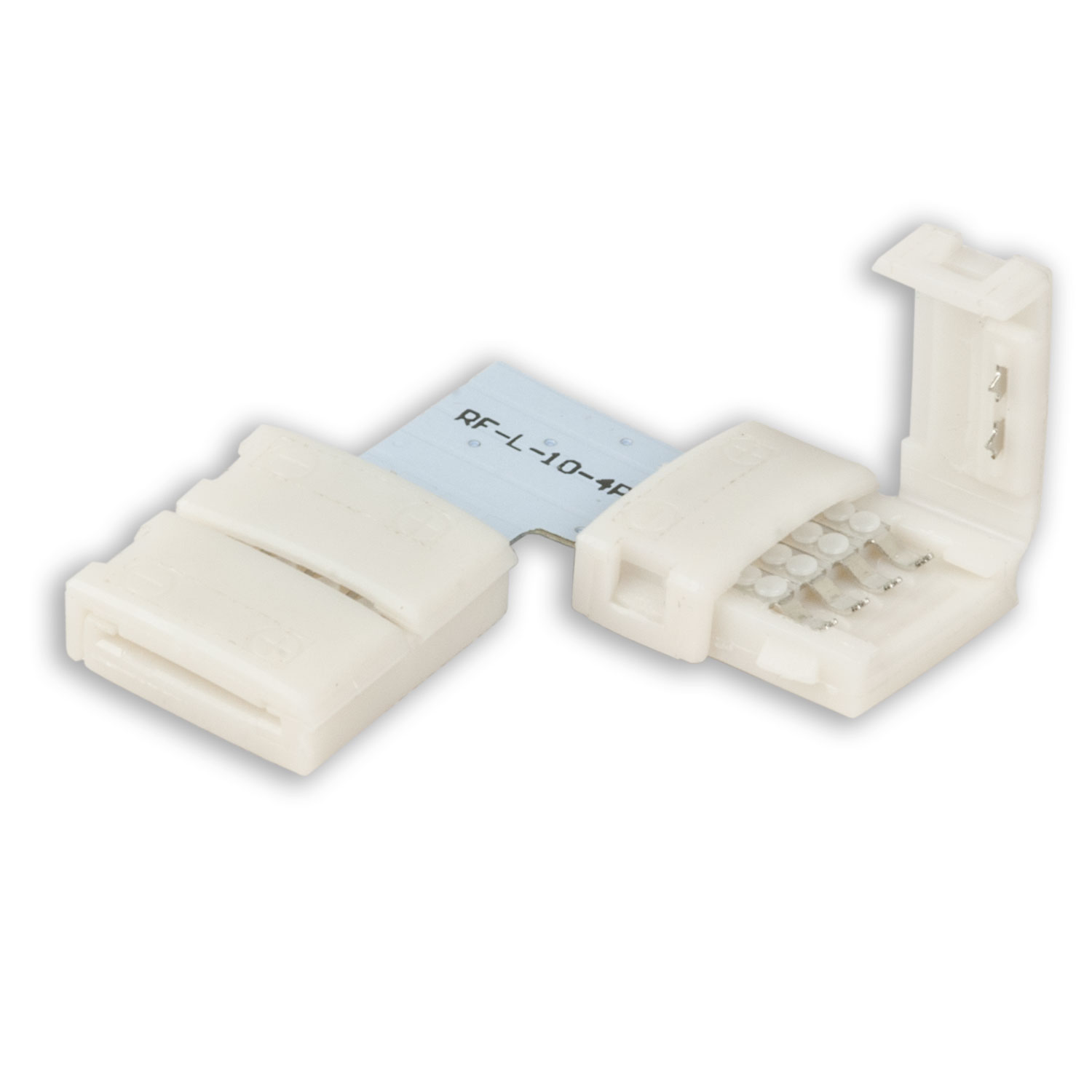 ISOLED Clip-Eck-Verbinder (max. 5A) C1-410 für 4-pol. IP20 Flexstripes mit Breite 10mm Pitch >12mm
