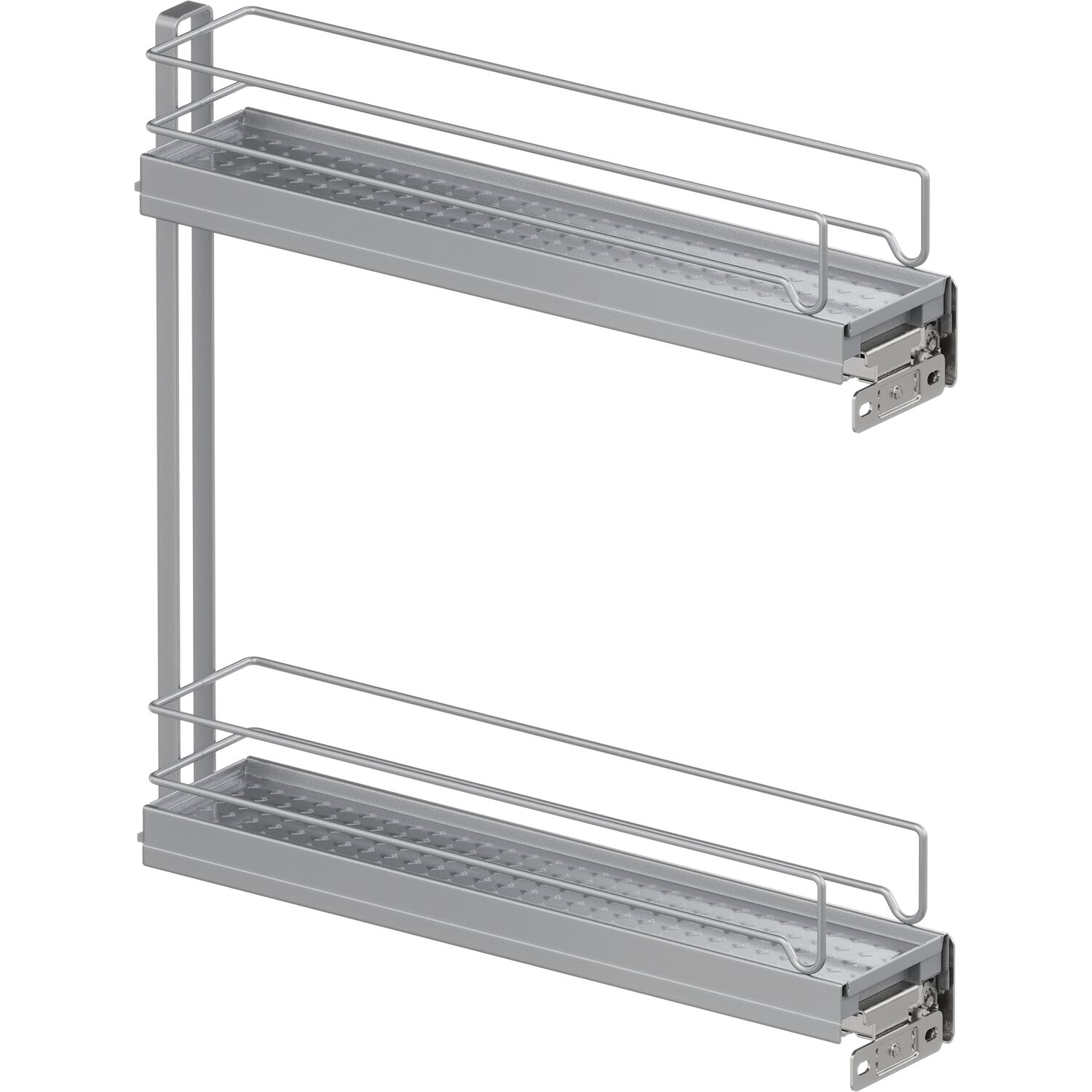 Vauth-Sagel VS SUB Slim Unterschrankauszug Classic KB 150 mm Silber