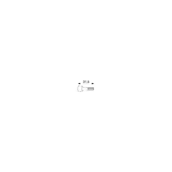 Maco #366719 MACO MM Adapter für DK-Getriebe DM -6 mm, silber (366719)