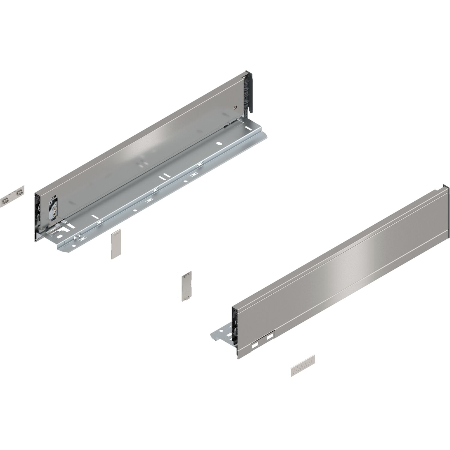 blum LEGRABOX pure Zarge Höhe M, NL 450, INOX (Anti-Fingerprint)