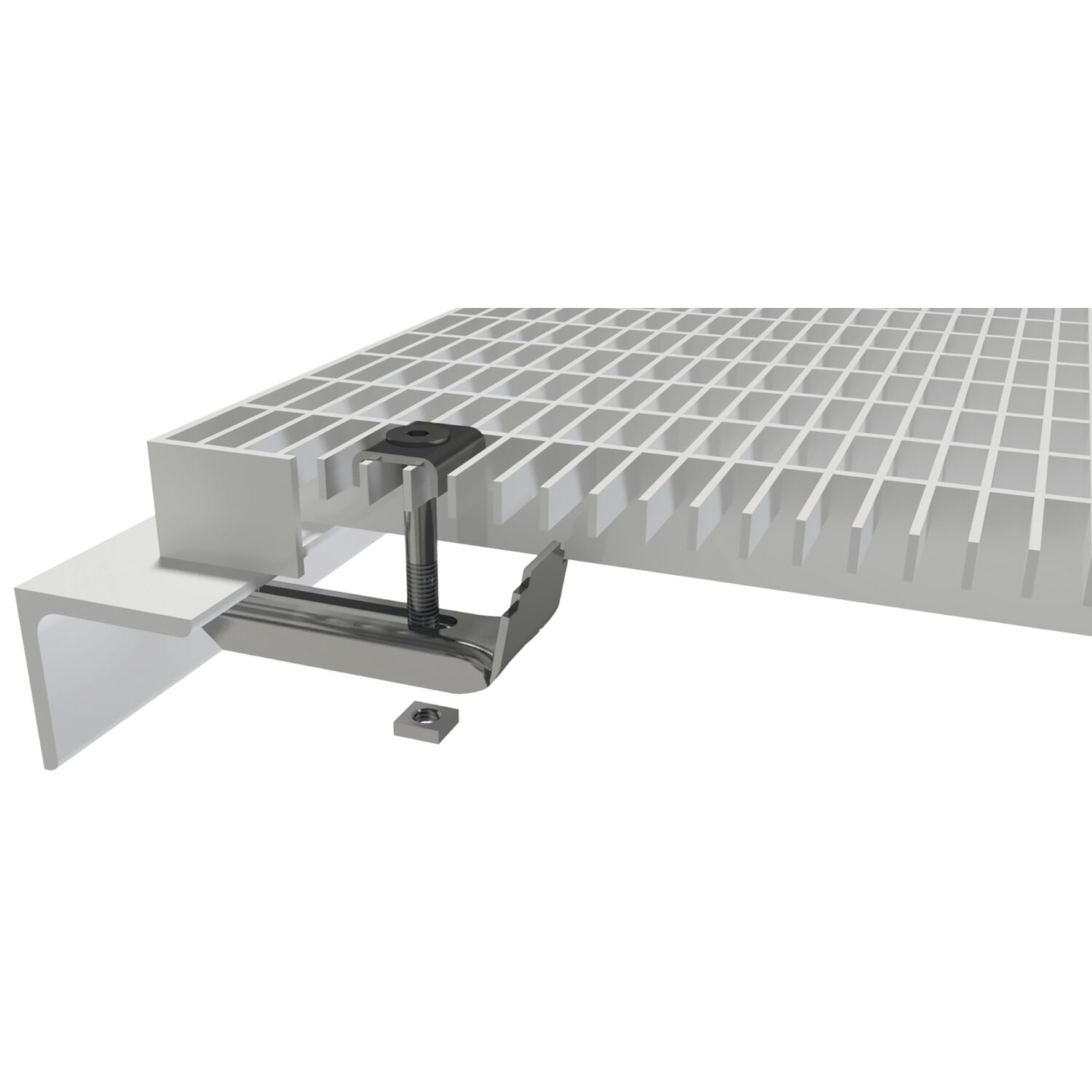 Halteklammer für Maschenweite 33 x 11 mm