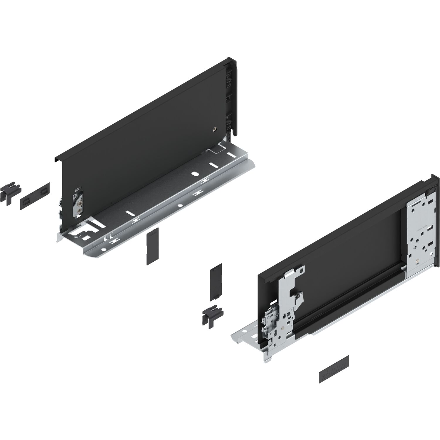 blum LEGRABOX special edition Innenzarge Höhe K, NL 300 mm, Carbonschwarz