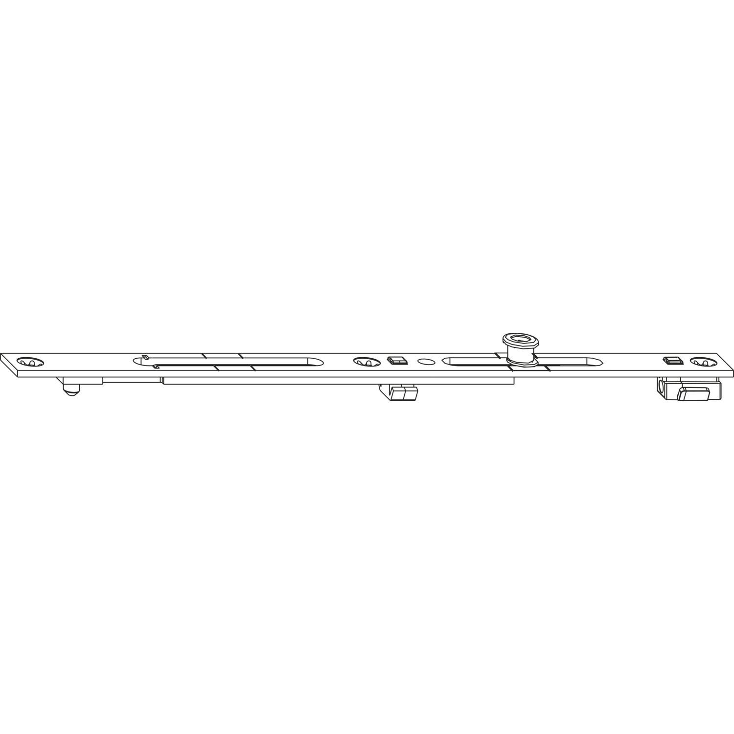 Maco #210496 MACO MM Stulpverlängerung fix 1 iS, L=235 mm, silber (210496)