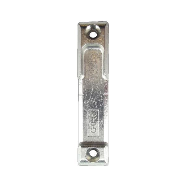 GU Schließplatte, Eurofalz 18x8 mm, für Rollzapfen, Falzluft 11 mm, Stulp 16 mm