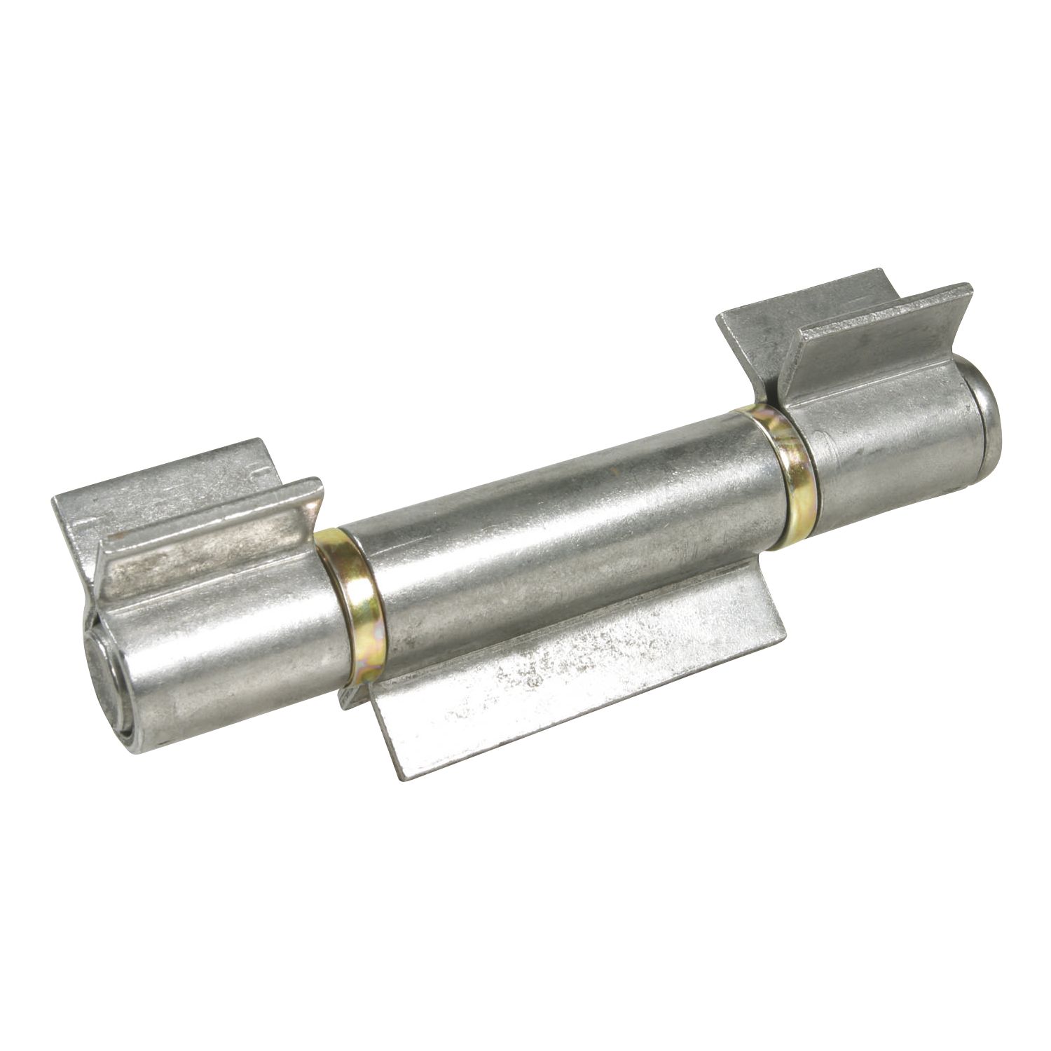 IBFM Anschweißband offen 3-teilig V-Lappen Stahl blank Stift 20 mm mit Messinring