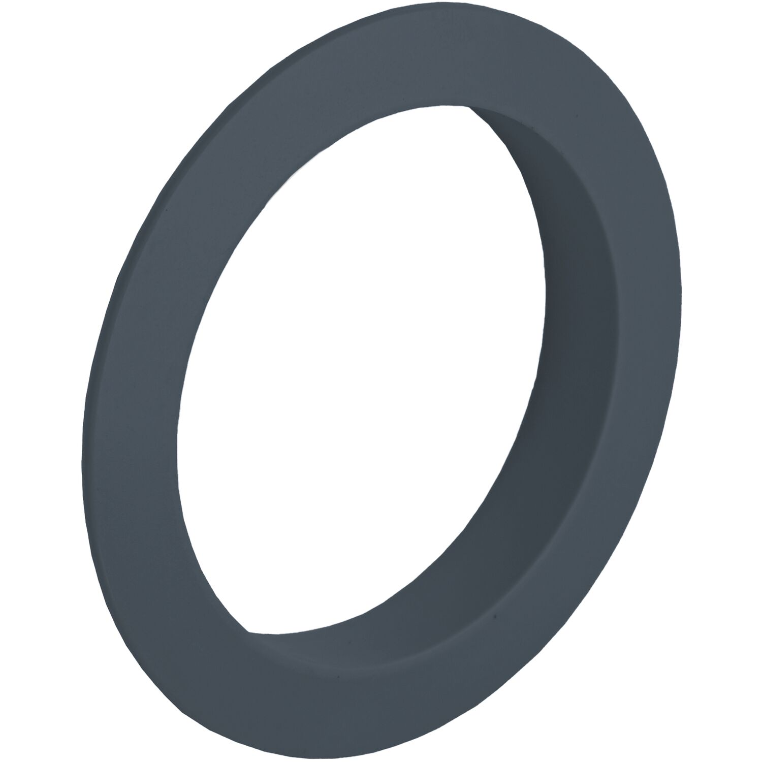 JuNie Push-Lock Zylinderrosette rund, Kunststoff anthrazitgrau