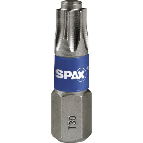 Spax Bit-Einsatz T-Star 1/4"sechskant T30/25 mm Zapfenführung, Inhalt 5 Stück