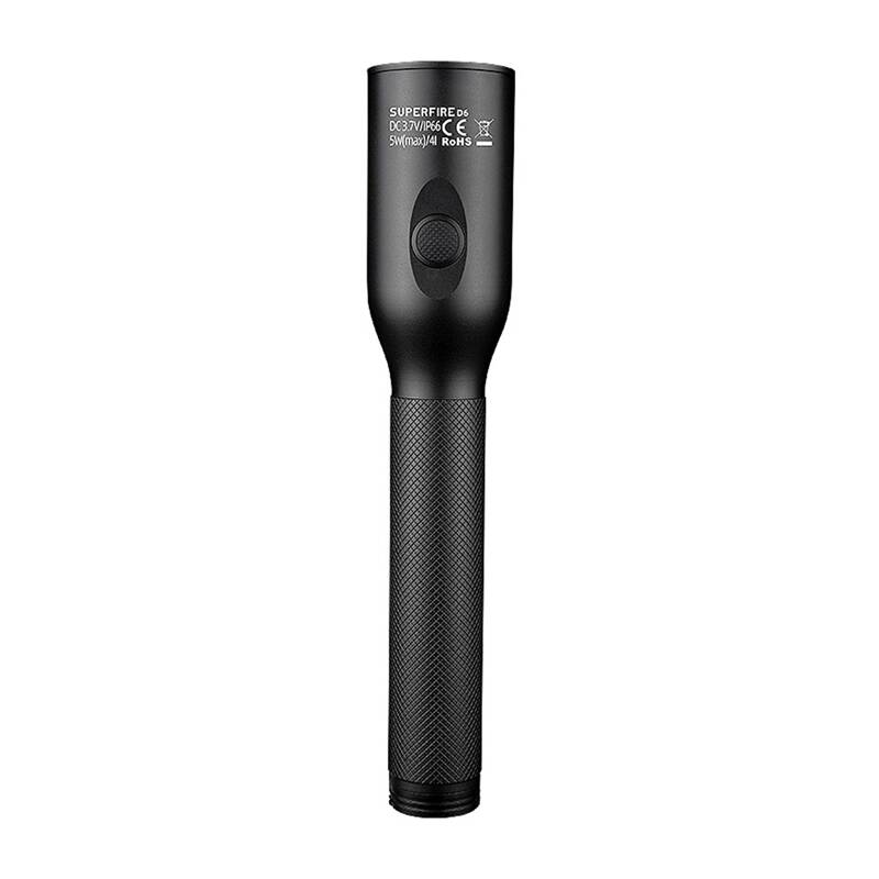 Superfire Taschenlampe D6 220 Lumen
