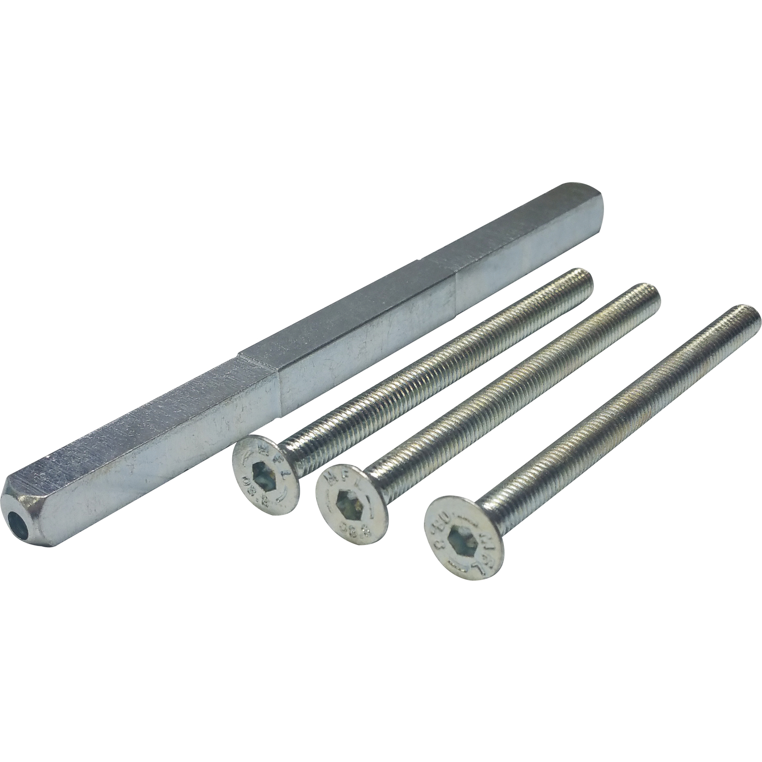 Drexelius SH-Befestigungsset Drückerstift und Schrauben TS 36-45 Stahl verzinkt