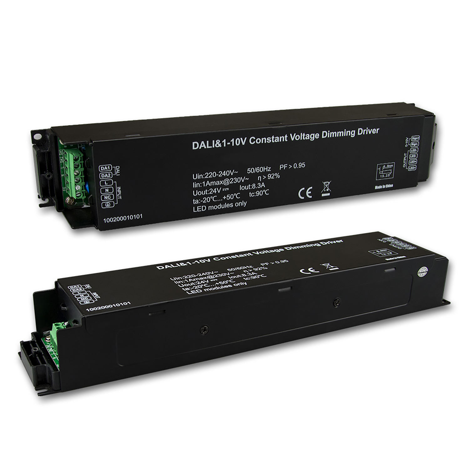 ISOLED LED PWM-Trafo 24V/DC 0-200W IP20 1-10V/Push/DALI dimmbar