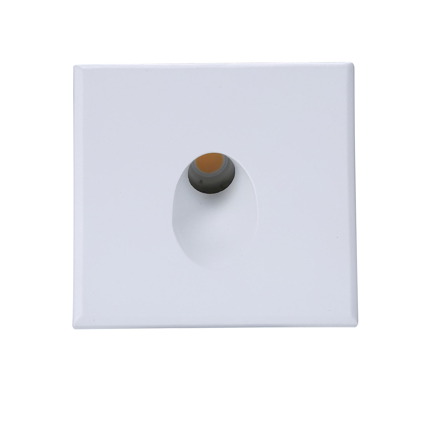 ISOLED Cover Aluminium eckig 1 weiß für Sys-Wall68