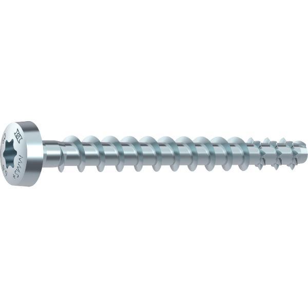 HECO-MMS plus P Halbrundkopf 7.5x 50 verzinkt Multi-Monti Schraubanker mit Bew. (100 Stück)