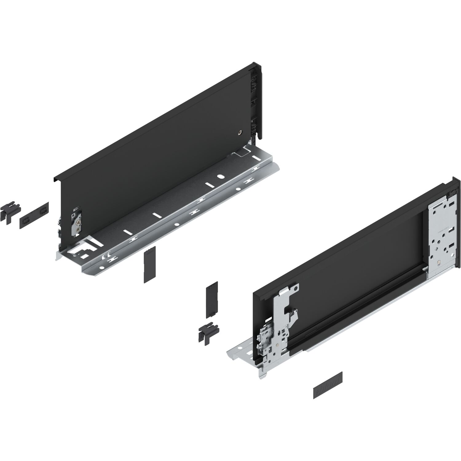blum LEGRABOX special edition Innenzarge Höhe K, NL 350 mm, Carbonschwarz