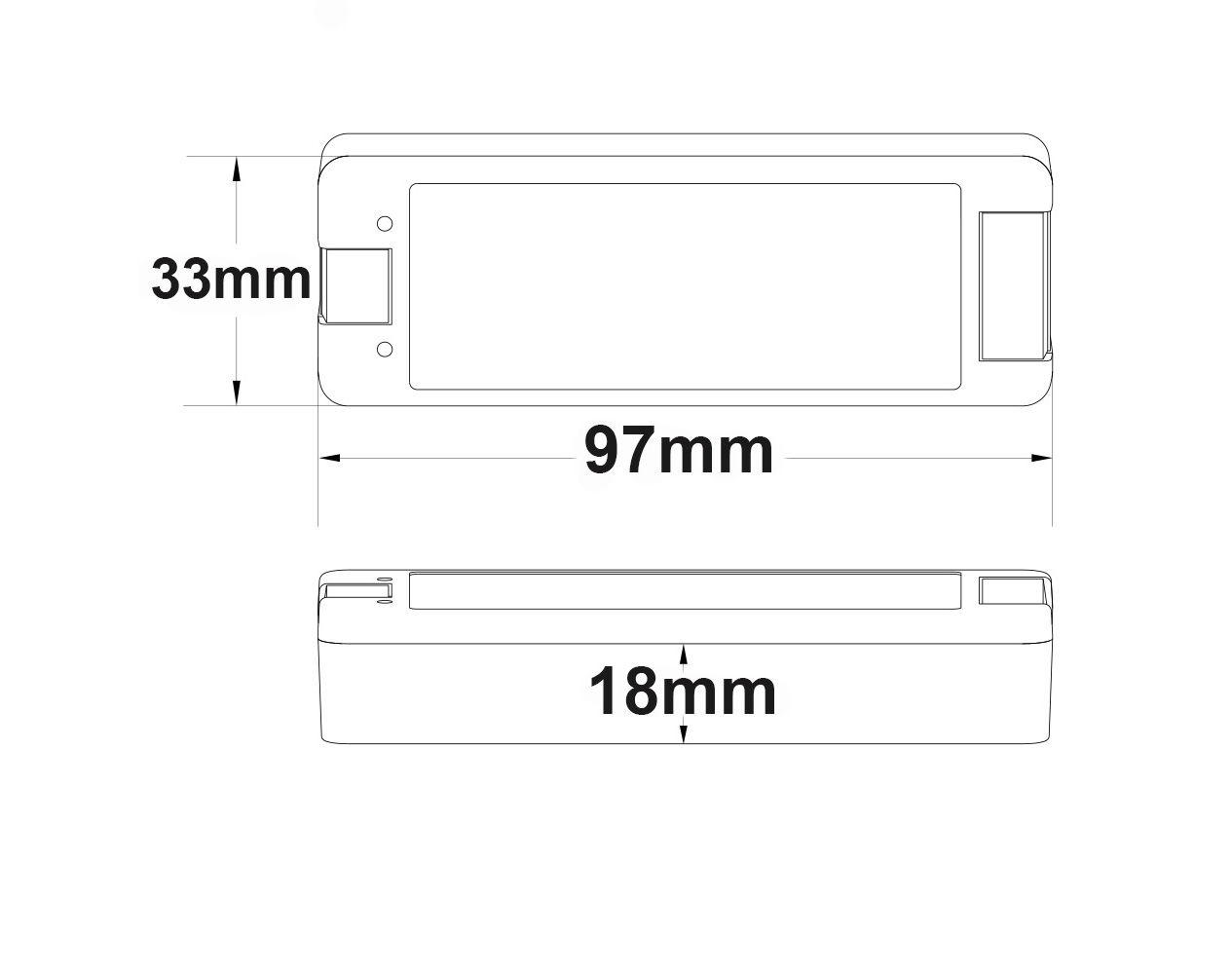 ISOLED 0/1-10V Input PWM-Dimmer 1 Kanal 5-36V DC 8A 48V DC 4A