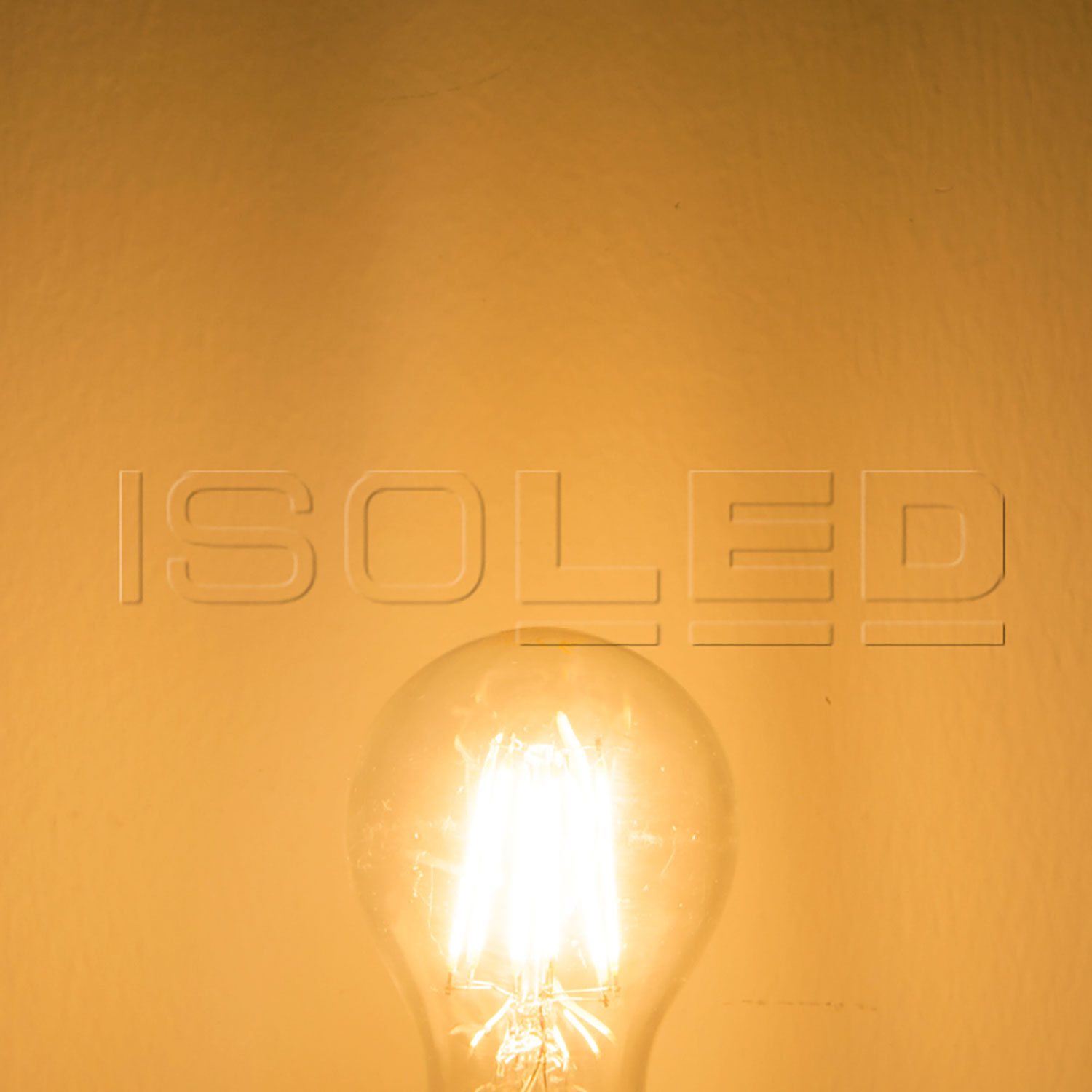 ISOLED E27 LED Birne 5W klar warmweiß dimmbar