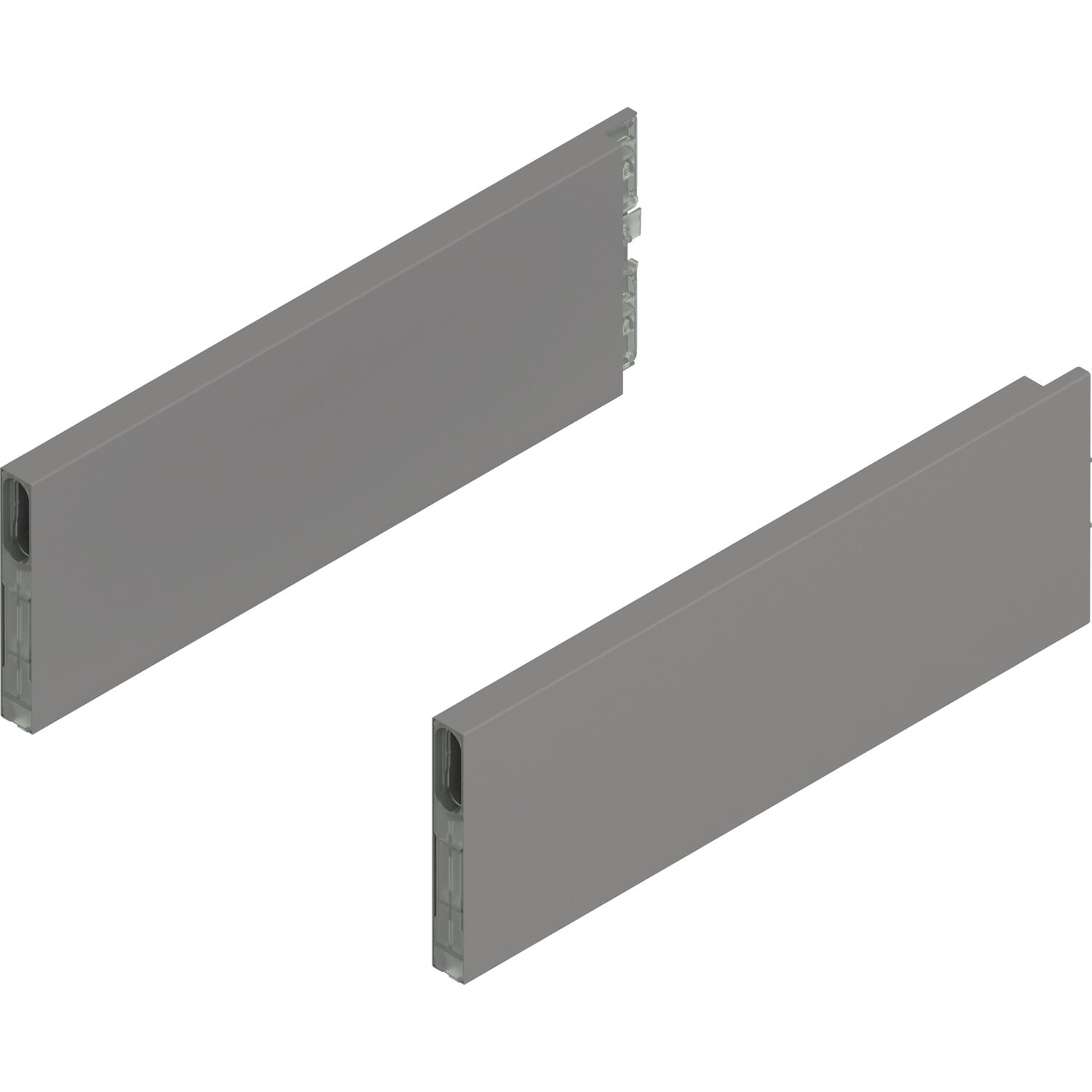 blum MERIVOBOX Boxcap Höhe E, NL 300, Indiumgrau-matt
