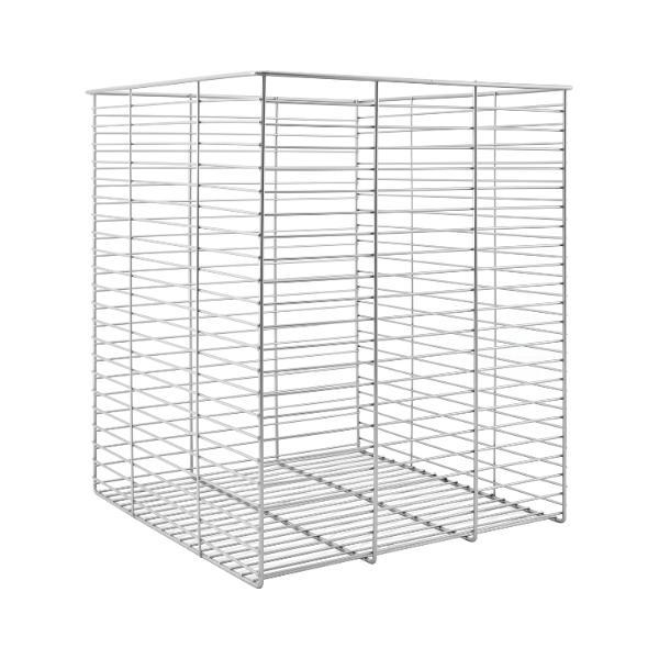 VS Allzweckkorb 380 x 460 x 380 mm Stahldraht Silber