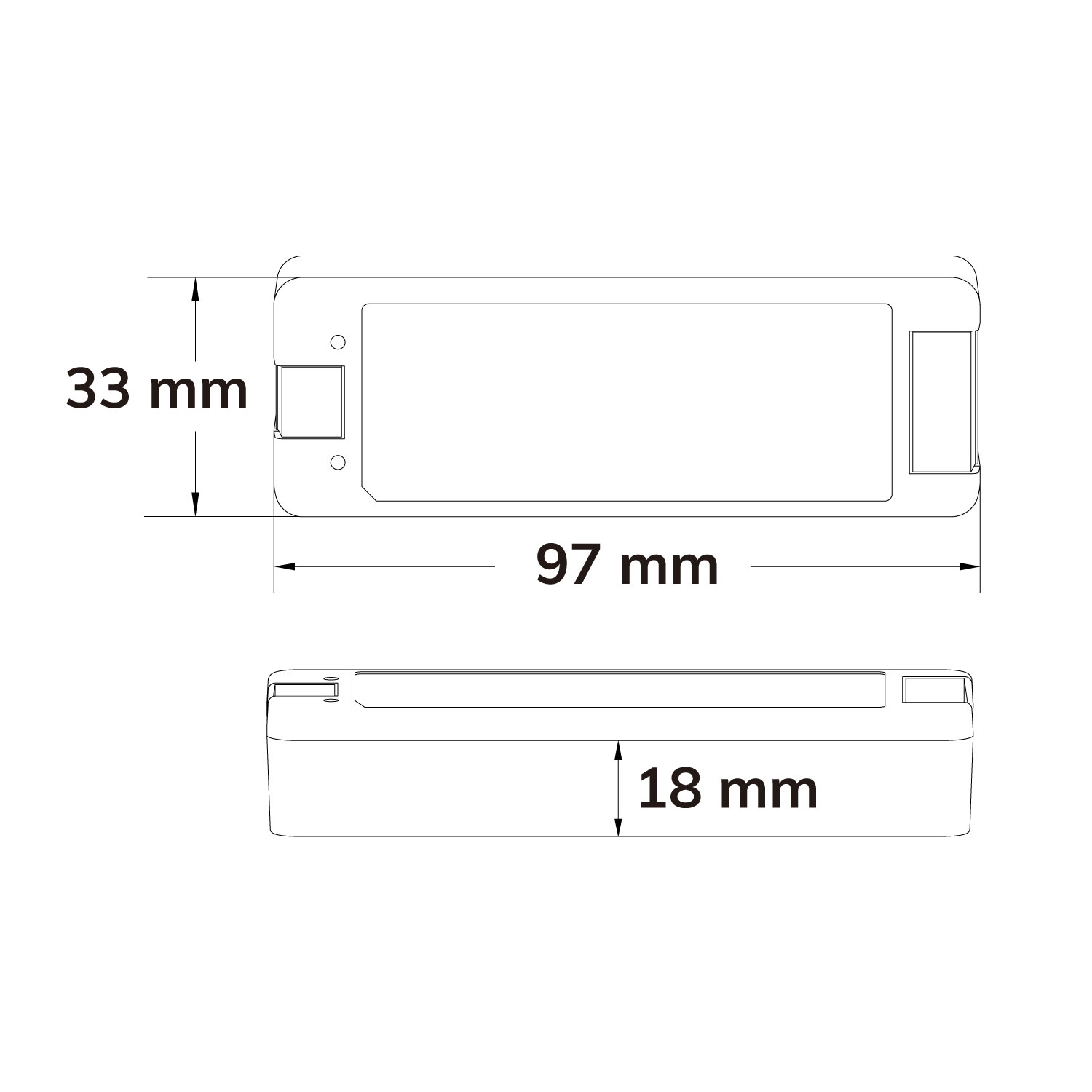 ISOLED Sys-Pro Push/Funk Soft-On/Soft-Off PWM-Dimmer 1 Kanal 12-48V DC 8A