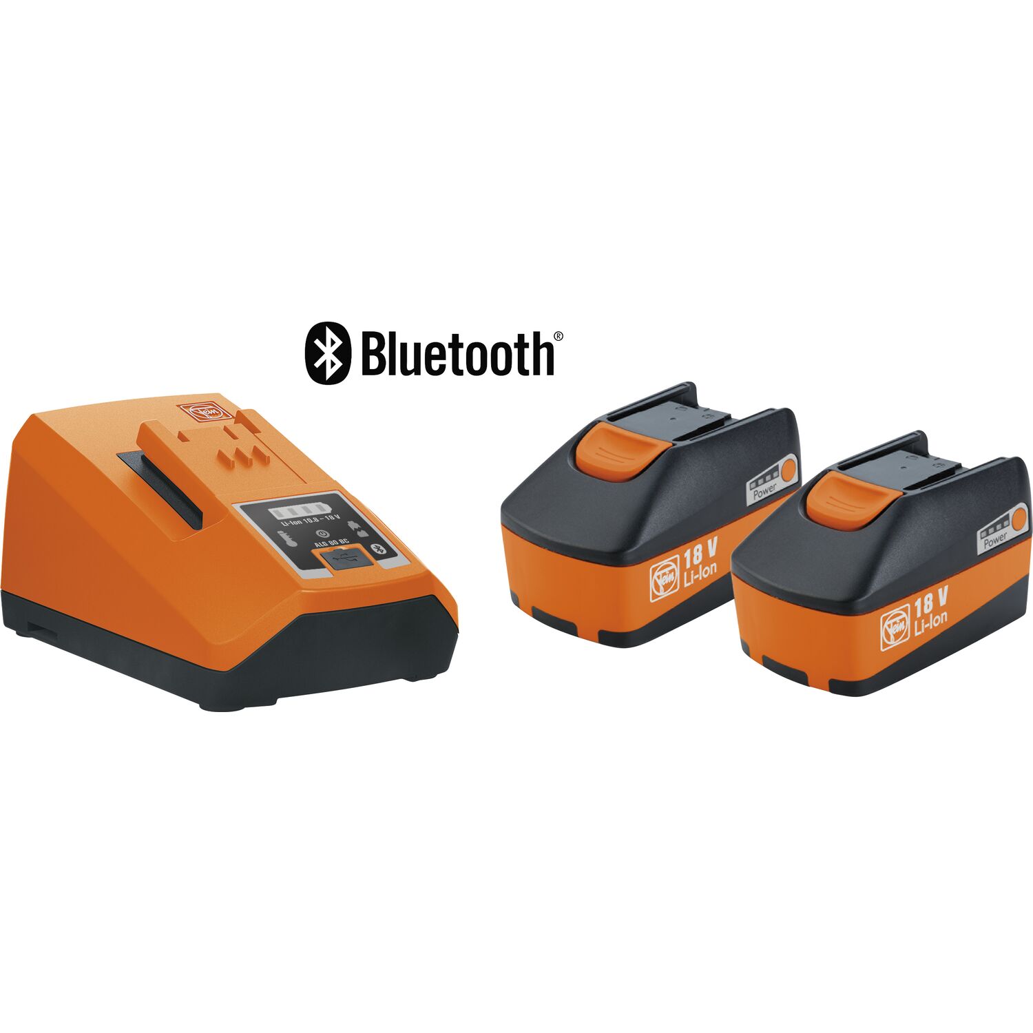 Fein Akku-Starter-Set ALG 18 Volt 2 Stück Akkus 6,0 Ah+Ladegerät ALG 80 BC