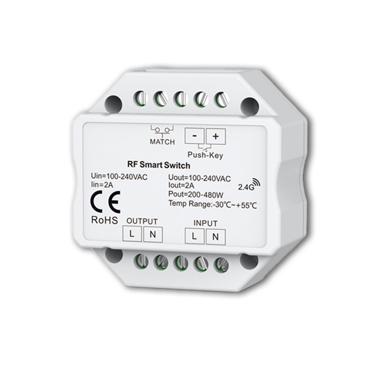 ISOLED Sys-Pro + Zigbee 3.0 Push/Funk Switch 230V AC 360 VA